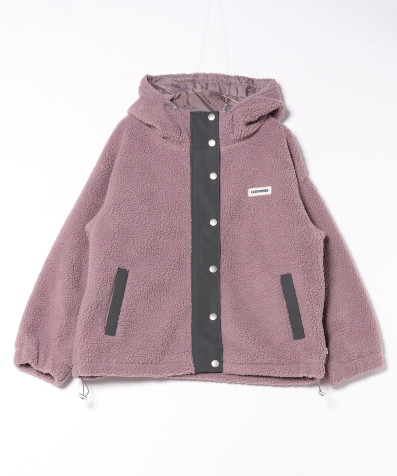 【CONVERSE/コンバース】ボア 切り替え フードジャケット