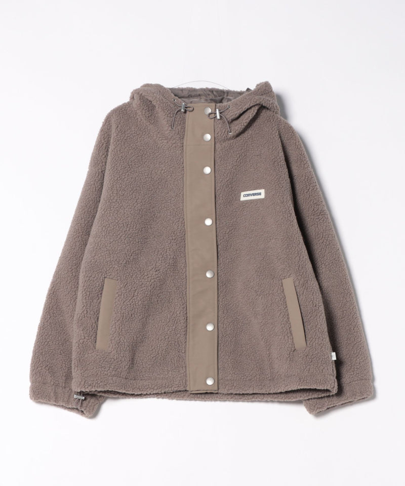 【CONVERSE/コンバース】ボア 切り替え フードジャケット