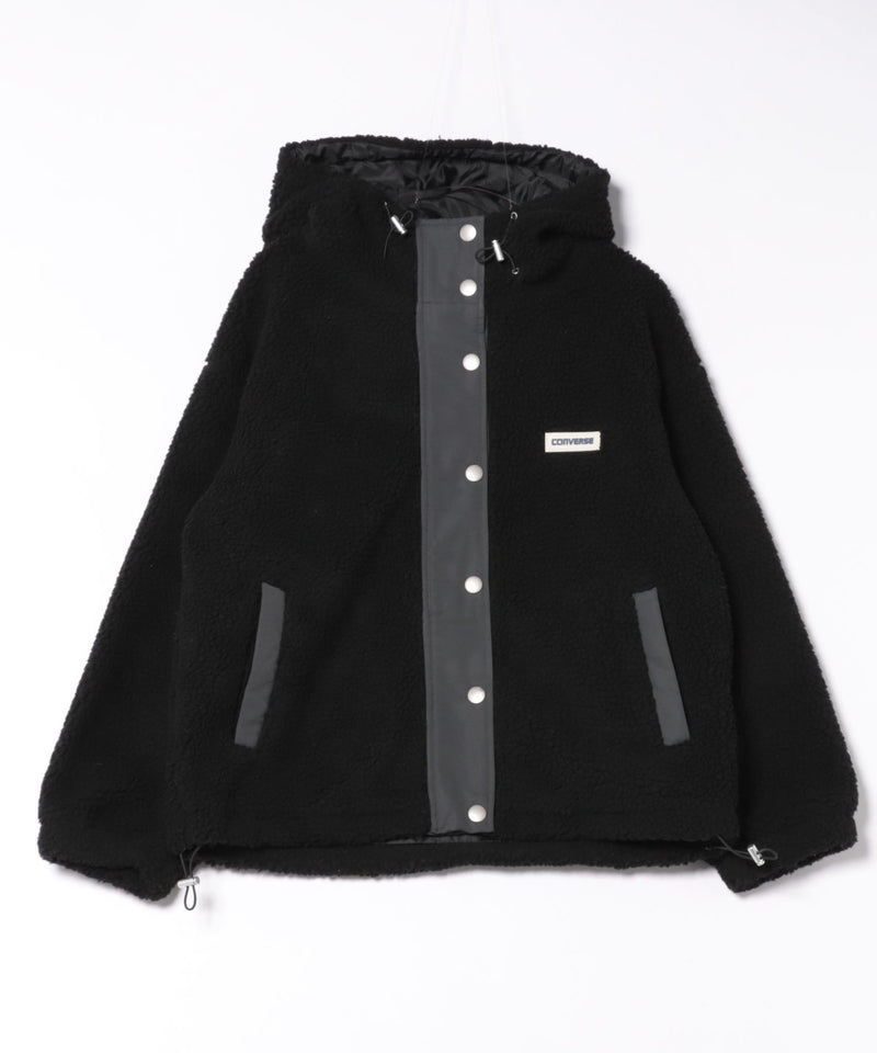 【CONVERSE/コンバース】ボア 切り替え フードジャケット
