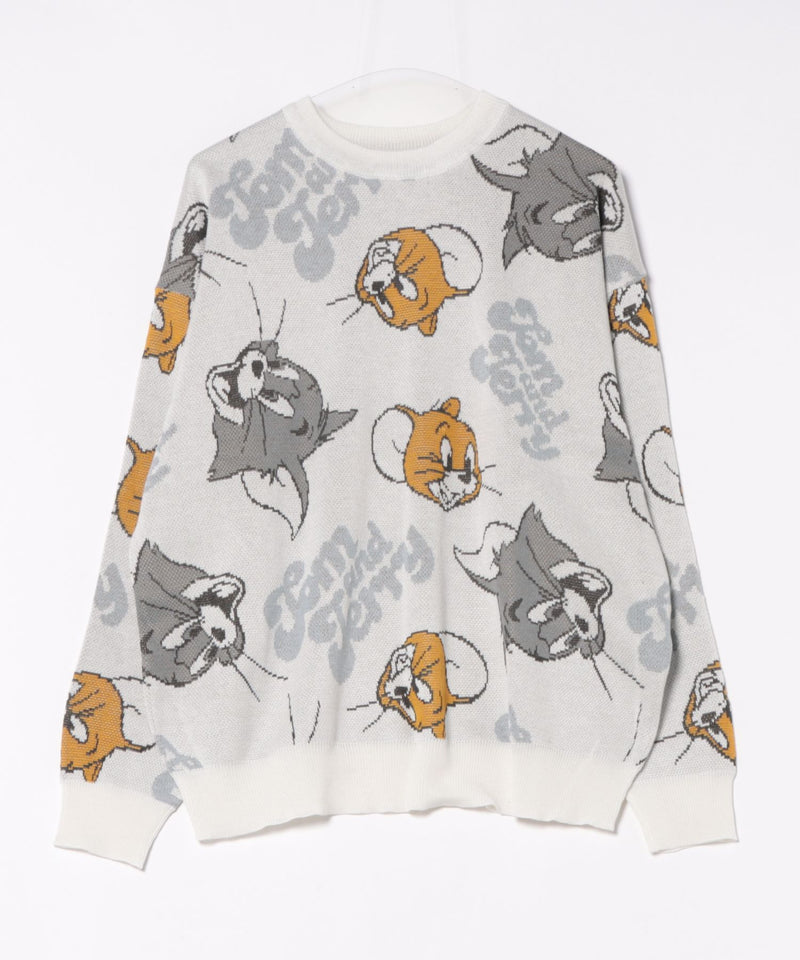 【TOM&JERRY/トムとジェリー】ジャガードニット