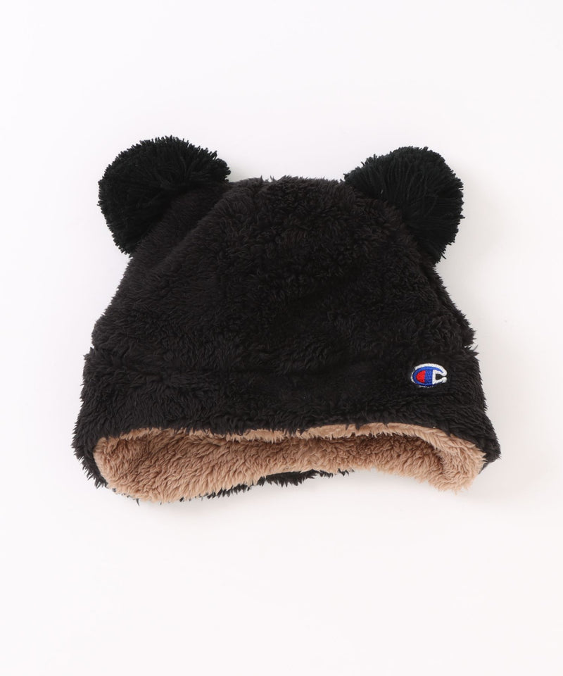 【CHAMPION/チャンピオン】キッズ 耳付き ボア ニットキャップ