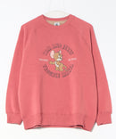 【TOM＆JERRY/トムとジェリー】プリント 裏シャギー スウェットトレーナー