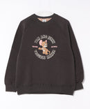 【TOM＆JERRY/トムとジェリー】プリント 裏シャギー スウェットトレーナー