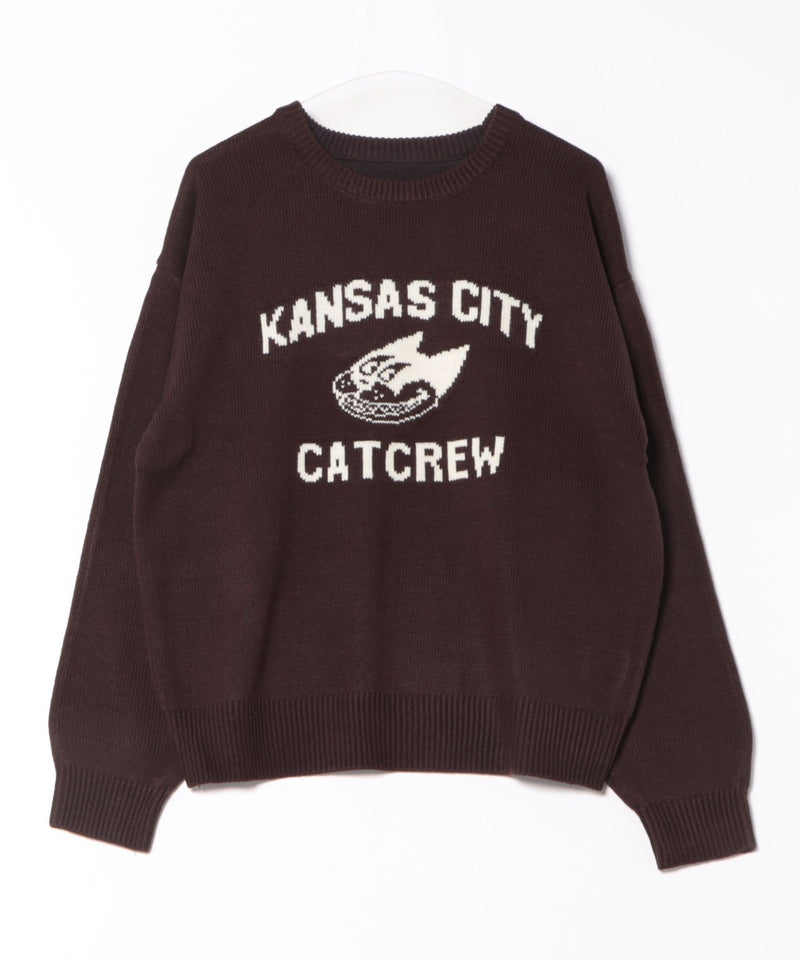 【C-FORT POINT/フォートポイント】レトロキャラ ジャガードニット