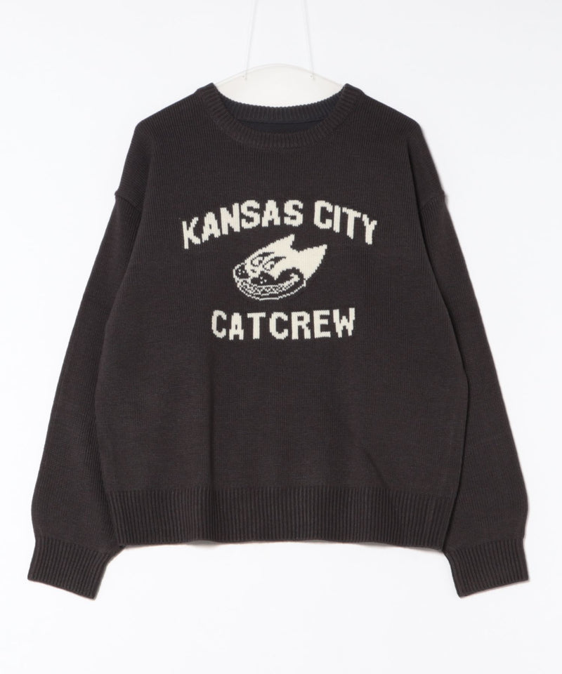 【C-FORT POINT/フォートポイント】レトロキャラ ジャガードニット