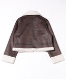 【C-FORT POINT/フォートポイント】フェイクレザー フライトジャケット