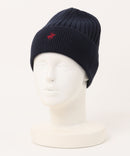 【BEVERLY HILLS POLO CLUB/ビバリーヒルズポロクラブ】ワンポイントロゴ 刺繍 ニットキャップ