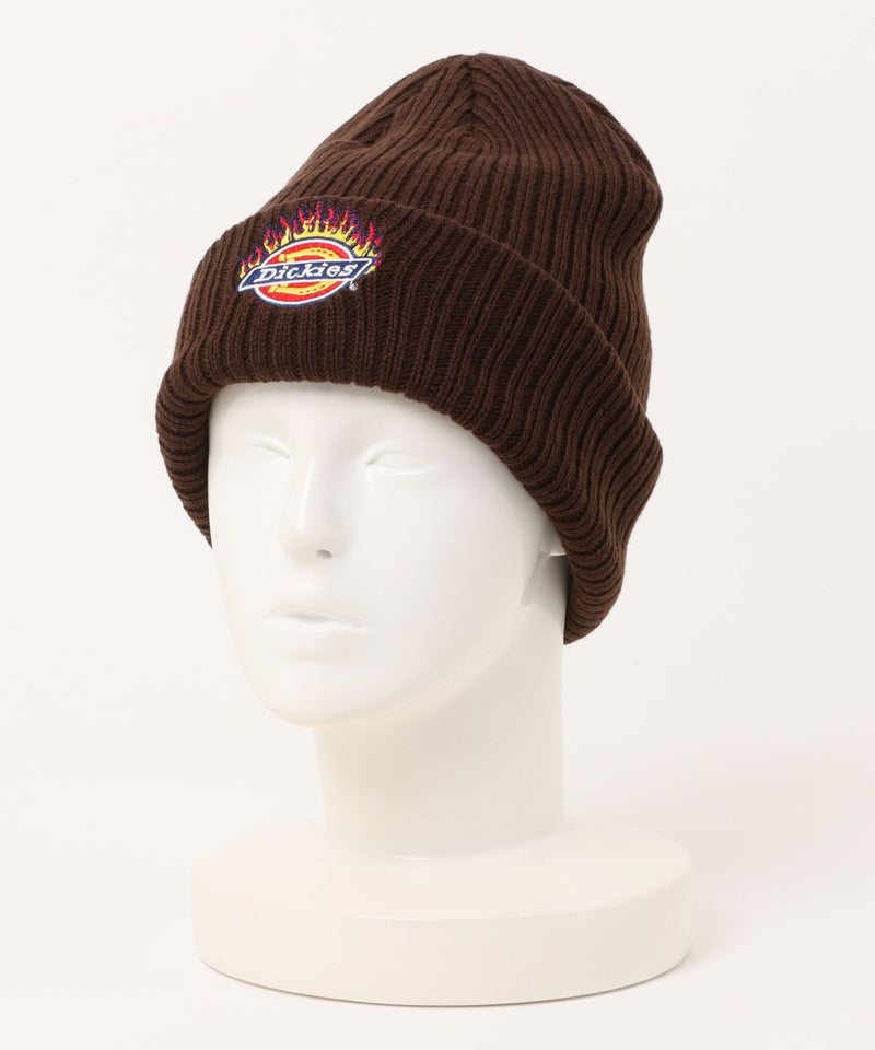 【DICKIES/ディッキーズ】ファイヤーロゴニットキャップ