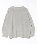 【C-FORT POINT/フォートポイント】カラーネップヤーン サイドボタンプルオーバー