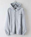 【BRKNHOME/ブロークンホーム】バックプリント フルジップ スウェットパーカー