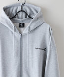 【BRKNHOME/ブロークンホーム】バックプリント フルジップ スウェットパーカー