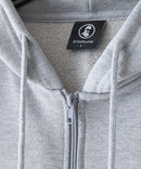 【BRKNHOME/ブロークンホーム】バックプリント フルジップ スウェットパーカー