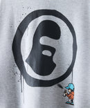 【BRKNHOME/ブロークンホーム】バックプリント フルジップ スウェットパーカー