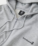 【BRKNHOME/ブロークンホーム】バックプリント フルジップ スウェットパーカー