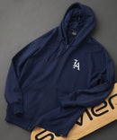 【SAVIER：サビアー】LA ロゴ刺繍 ショート丈 フルジップパーカー 【セットアップ可能】