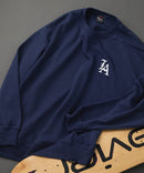 【SAVIER：サビアー】LA ロゴ刺繍 ルーズスウェット 【セットアップ可能】/ LA Logo