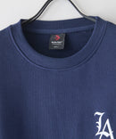 【SAVIER：サビアー】LA ロゴ刺繍 ルーズスウェット 【セットアップ可能】/ LA Logo