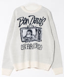 【BEN DAVIS/ベンデイビス】ジャガードニット クルーネックセーター