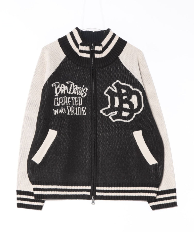 【BEN DAVIS/ベンデイビス】ジャガードニットカウチン ニットジャケット