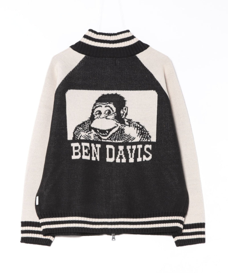 【BEN DAVIS/ベンデイビス】ジャガードニットカウチン ニットジャケット