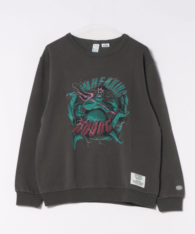 【DISCUS/ディスカス】DISCUS×VILLAINS SWEAT ディズニー ヴィランズ クルーネック スウェット