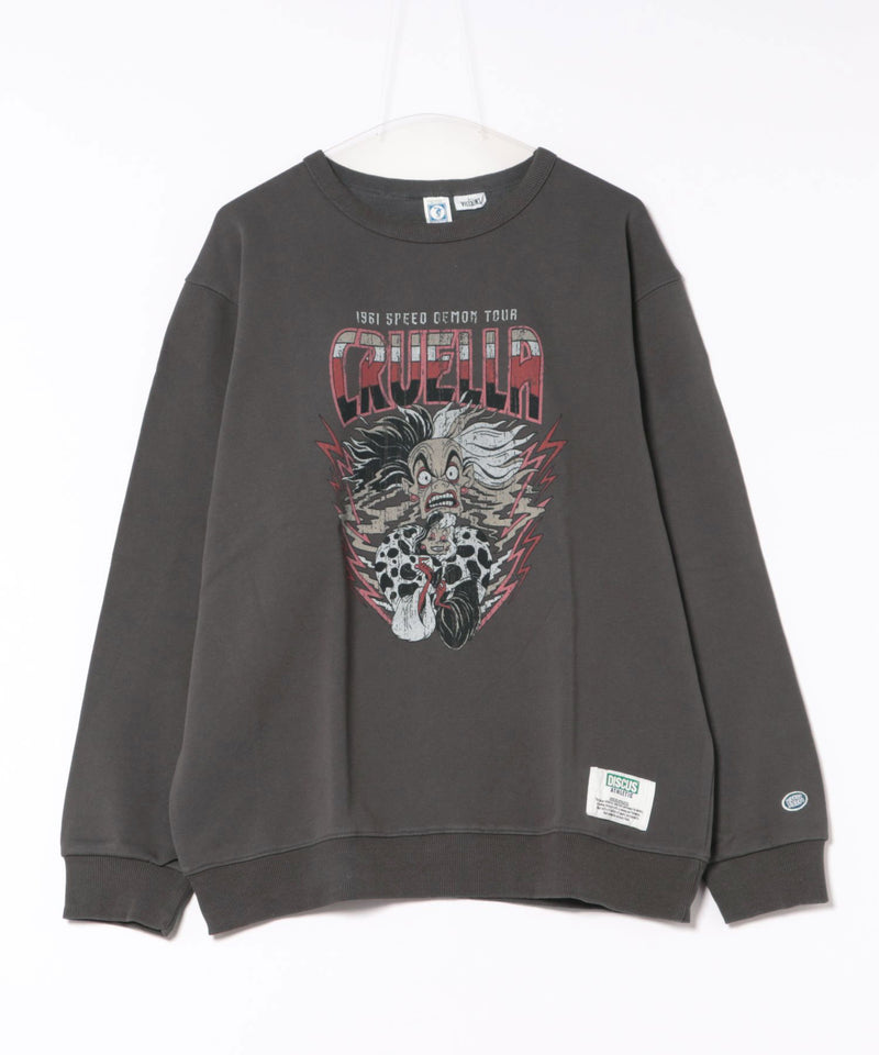 【DISCUS/ディスカス】DISCUS×VILLAINS SWEAT ディズニー ヴィランズ クルーネック スウェット