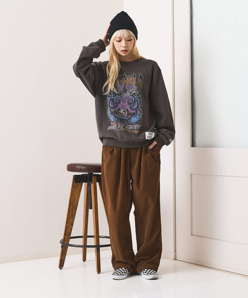 【DISCUS/ディスカス】DISCUS×VILLAINS SWEAT ディズニー ヴィランズ クルーネック スウェット