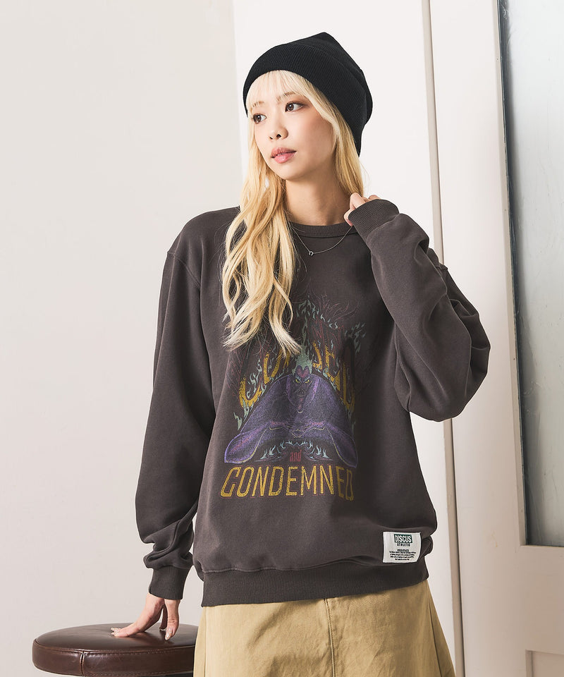 【DISCUS/ディスカス】DISCUS×VILLAINS SWEAT ディズニー ヴィランズ クルーネック スウェット