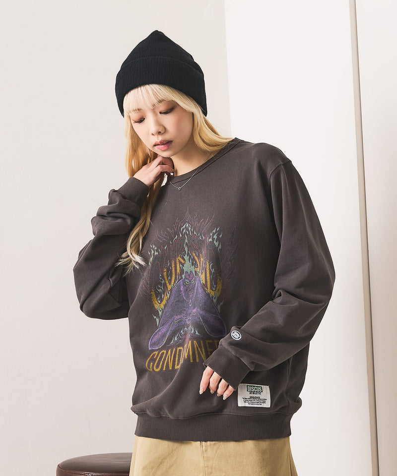 【DISCUS/ディスカス】DISCUS×VILLAINS SWEAT ディズニー ヴィランズ クルーネック スウェット