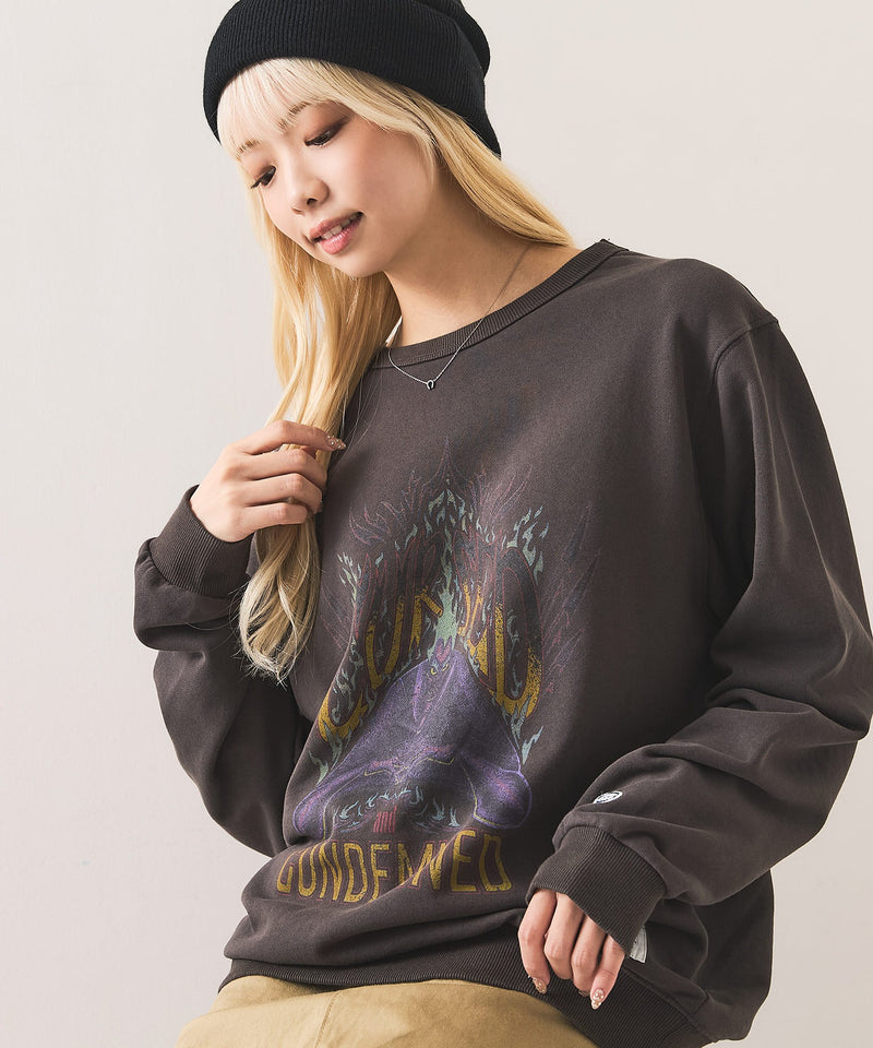 【DISCUS/ディスカス】DISCUS×VILLAINS SWEAT ディズニー ヴィランズ クルーネック スウェット