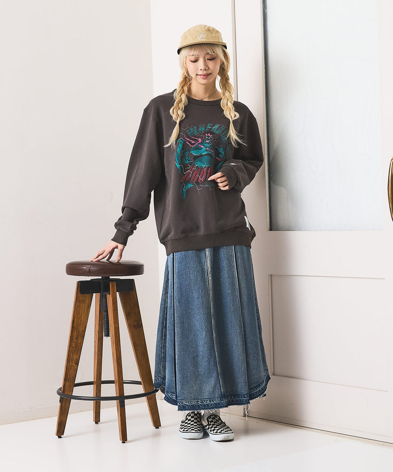 【DISCUS/ディスカス】DISCUS×VILLAINS SWEAT ディズニー ヴィランズ クルーネック スウェット