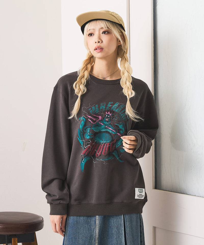 【DISCUS/ディスカス】DISCUS×VILLAINS SWEAT ディズニー ヴィランズ クルーネック スウェット