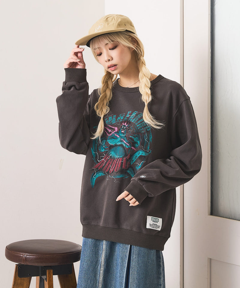 【DISCUS/ディスカス】DISCUS×VILLAINS SWEAT ディズニー ヴィランズ クルーネック スウェット