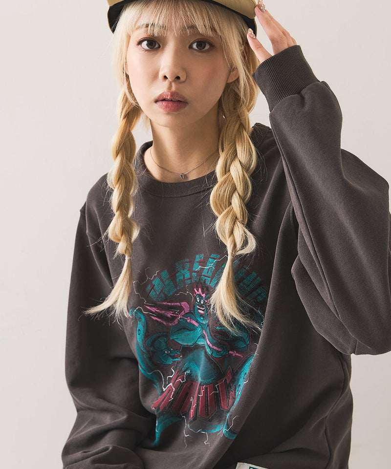 【DISCUS/ディスカス】DISCUS×VILLAINS SWEAT ディズニー ヴィランズ クルーネック スウェット