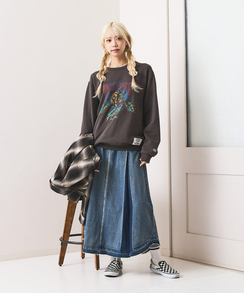 【DISCUS/ディスカス】DISCUS×VILLAINS SWEAT ディズニー ヴィランズ クルーネック スウェット