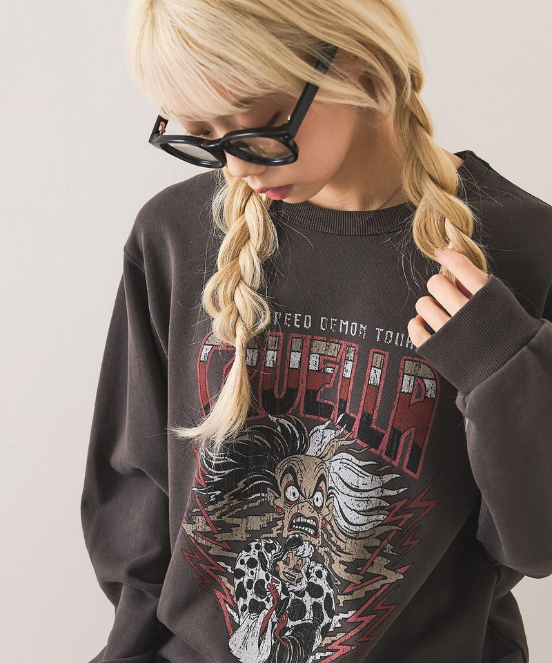 【DISCUS/ディスカス】DISCUS×VILLAINS SWEAT ディズニー ヴィランズ クルーネック スウェット