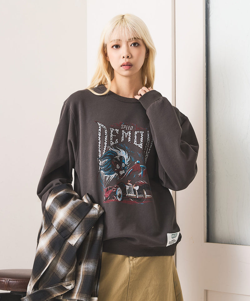 【DISCUS/ディスカス】DISCUS×VILLAINS SWEAT ディズニー ヴィランズ クルーネック スウェット