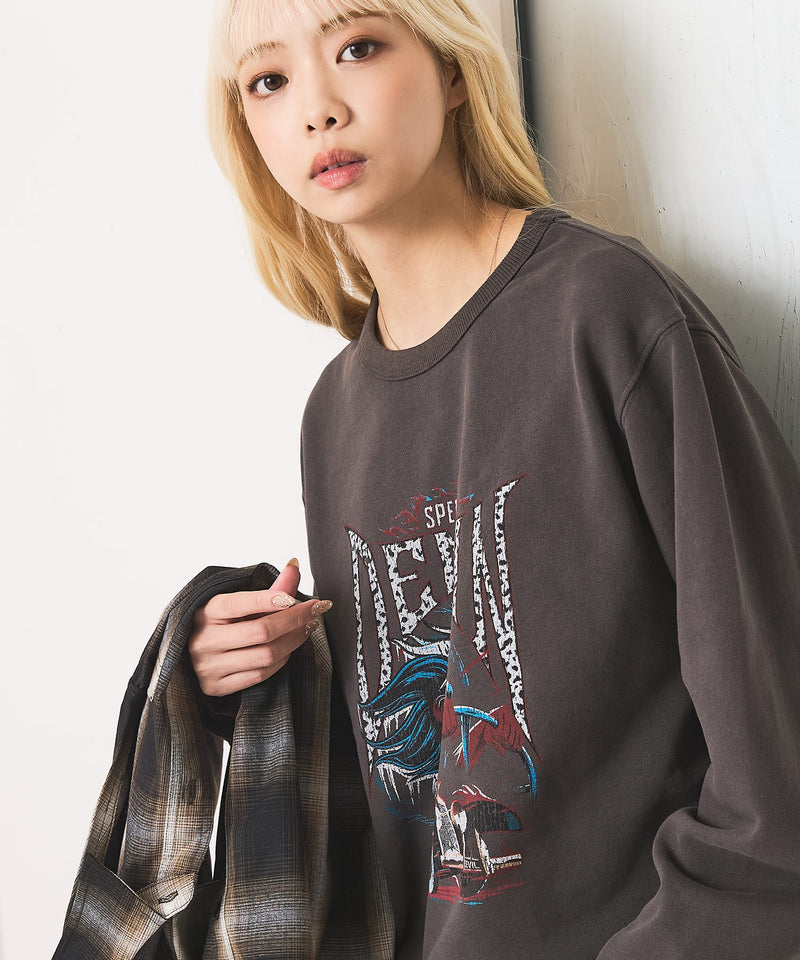 【DISCUS/ディスカス】DISCUS×VILLAINS SWEAT ディズニー ヴィランズ クルーネック スウェット