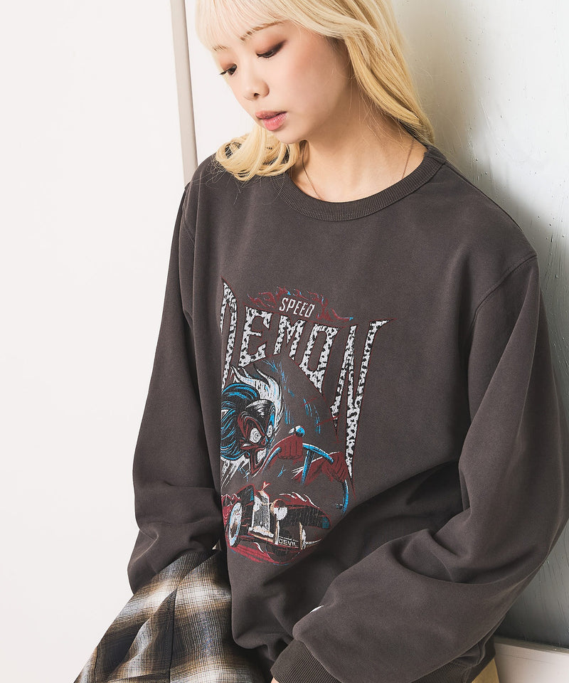 【DISCUS/ディスカス】DISCUS×VILLAINS SWEAT ディズニー ヴィランズ クルーネック スウェット