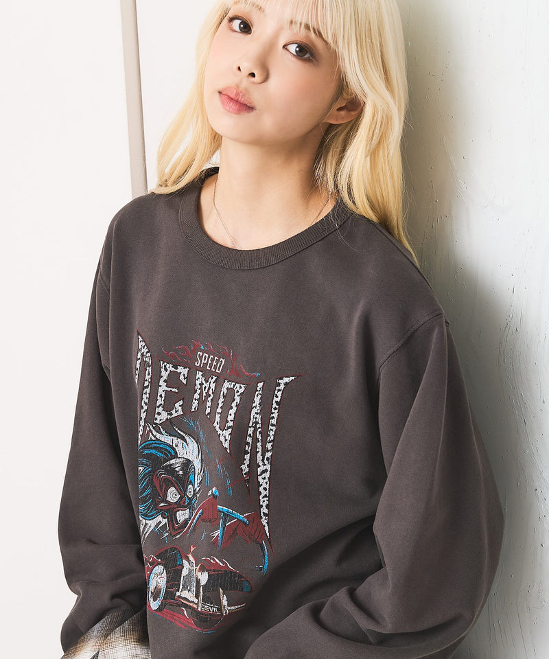 【DISCUS/ディスカス】DISCUS×VILLAINS SWEAT ディズニー ヴィランズ クルーネック スウェット