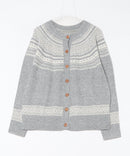 【C-FORTPOINT/フォートポイント】求心柄カーディガン