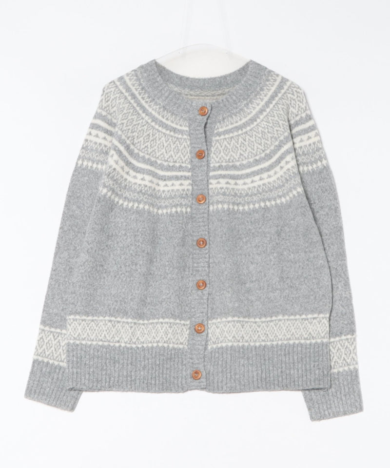 【C-FORTPOINT/フォートポイント】求心柄カーディガン