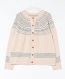 【C-FORTPOINT/フォートポイント】求心柄カーディガン