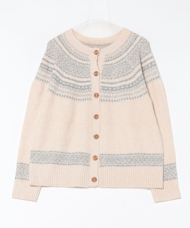 【C-FORTPOINT/フォートポイント】求心柄カーディガン