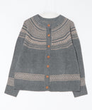 【C-FORTPOINT/フォートポイント】求心柄カーディガン