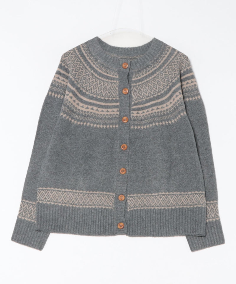 【C-FORTPOINT/フォートポイント】求心柄カーディガン