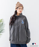 【MLB/メジャーリーグベースボール】 ツイル ワッペン パイピング使い ナイロン トラックジャケット