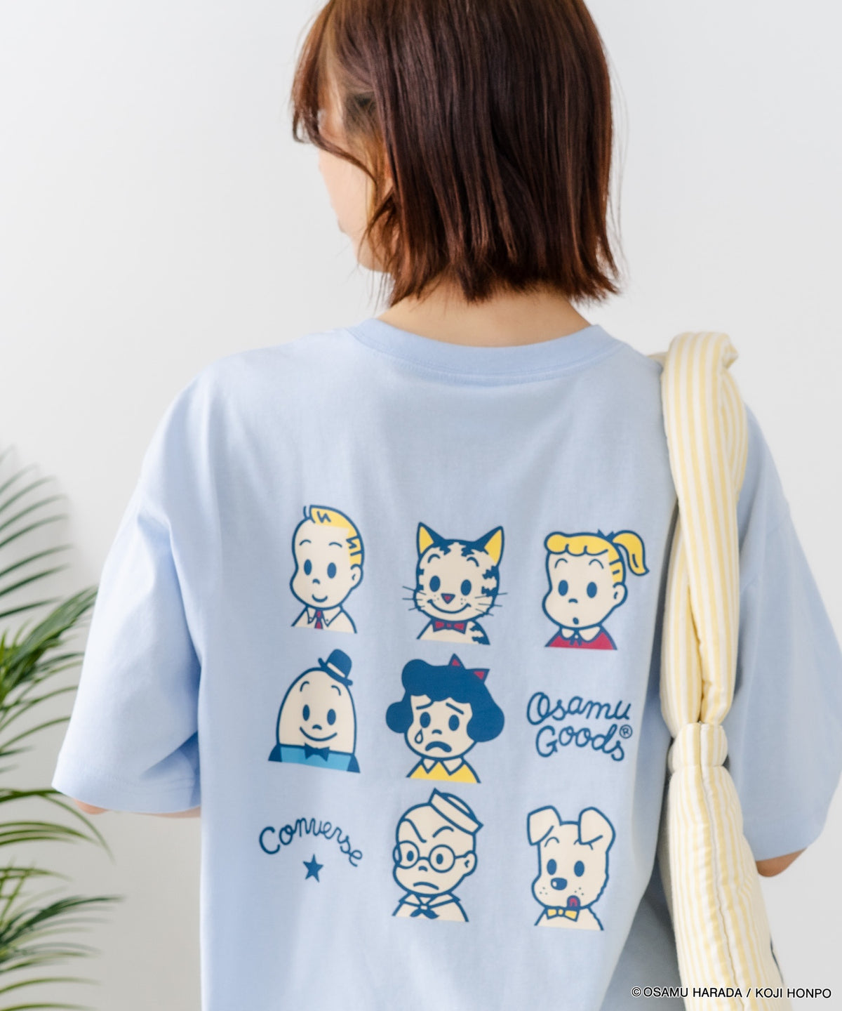 CONVERSE/コンバース】CONVERSE×OSAMUGOODS 天竺 バックプリントTシャツ