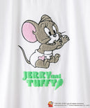 TOM AND JERRY トムとジェリー Tシャツ オリジナルデザイン ジェリー タフィー ドロップショルダー ビッグシルエット ユニセックス キャラクター ❘ジーンズメイト公式オンラインショップ