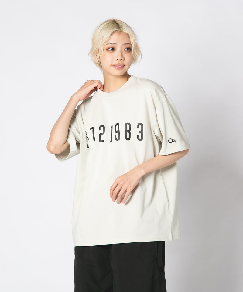 リラックス オリジン ナンバリング プリントTシャツ UVカットOUTDOOR EXCHANGE